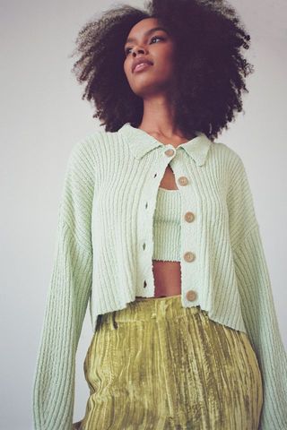Urban Outfitters + Simona Ribbed Cardigan