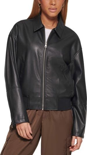 Levi's + Faux Leather Jacket