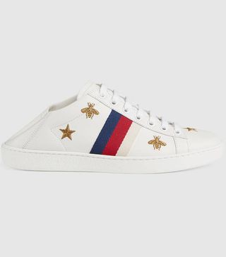 Gucci + Ace Sneaker With Bees and Stars