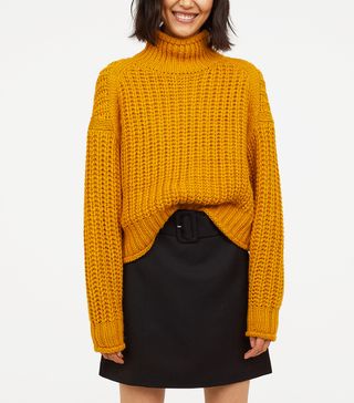 H&M + Ribbed Turtleneck Sweater