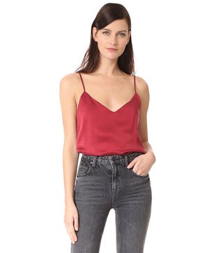 L'Agence + Jane Spaghetti Strap Top