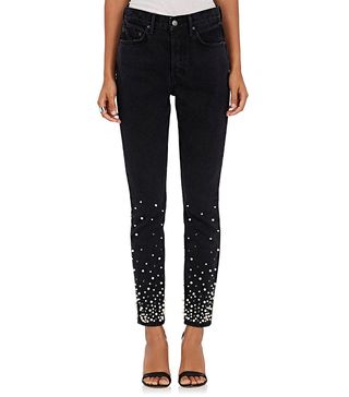 GRLFRND + Karolina Embellished Skinny Jeans