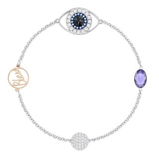 Swarovski + Remix Collection Eye Symbol Bracelet