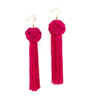 The Astrid Knotted Tassel Earrings