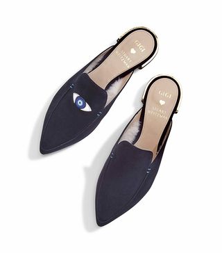 Stuart Weitzman + Eyelove in Deep Indigo Suede