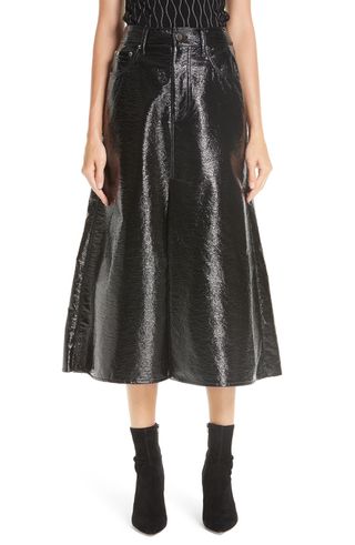 Beaufille + Latona Coated A-Line Skirt