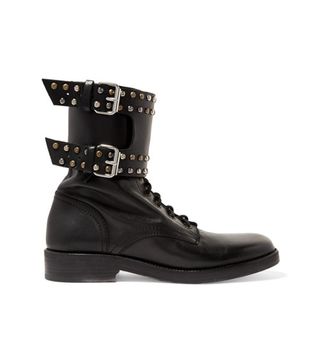 Isabel Marant + Teylon Studded Leather Ankle Boots