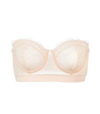 Lively + The Lace Strapless Bra in Toasted Almond