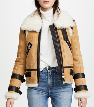 Veronica Beard + Windsor Pilot Shearling Jacket