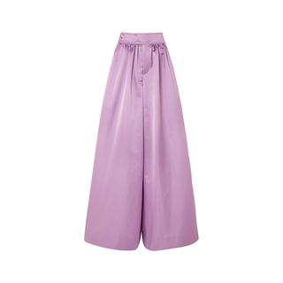 J. Crew + Kent Duchesse-Satin Wide-Leg Pants