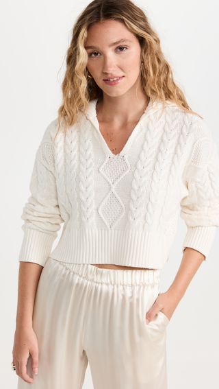 Sablyn + Anaya Cable Knit Sweater