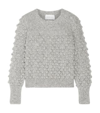 Eleven Six + Camilla Pompom-Embellished Alpaca-Blend Sweater