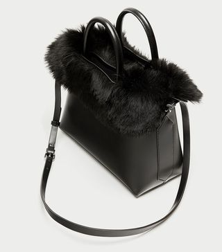 Zara + 3-in-1 City Bag With Faux Fur