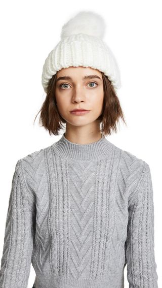 Free People + Happy Trails Pom Beanie Hat