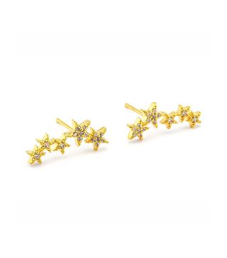 Tai + Pavé 5 Star Earrings