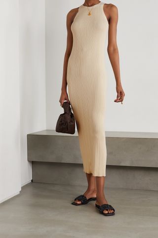 Totême + Espera Ribbed-Knit Dress