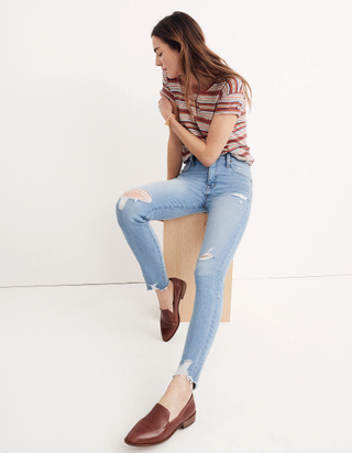 Madewell + High-Rise Skinny Jeans in Ontario Wash