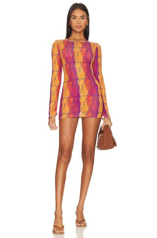 Gonza + Long Sleeve Mini Dress