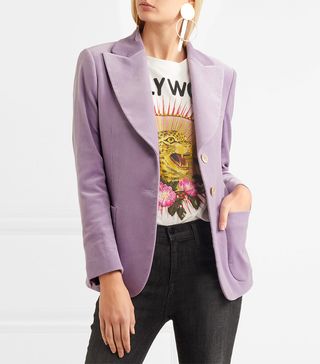 Gucci + Cotton-Blend Velvet Blazer