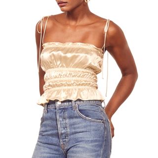 Reformation + Viviana Silk Camisole