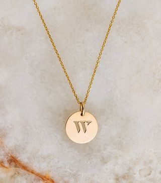 Après Jewelry + The Cut-Out Initial Pendant Necklace