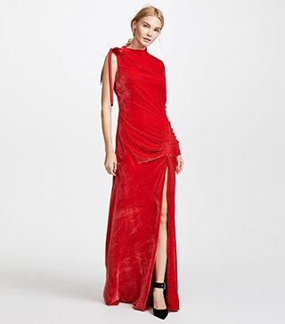 Monse + Velvet Drawstring Gown