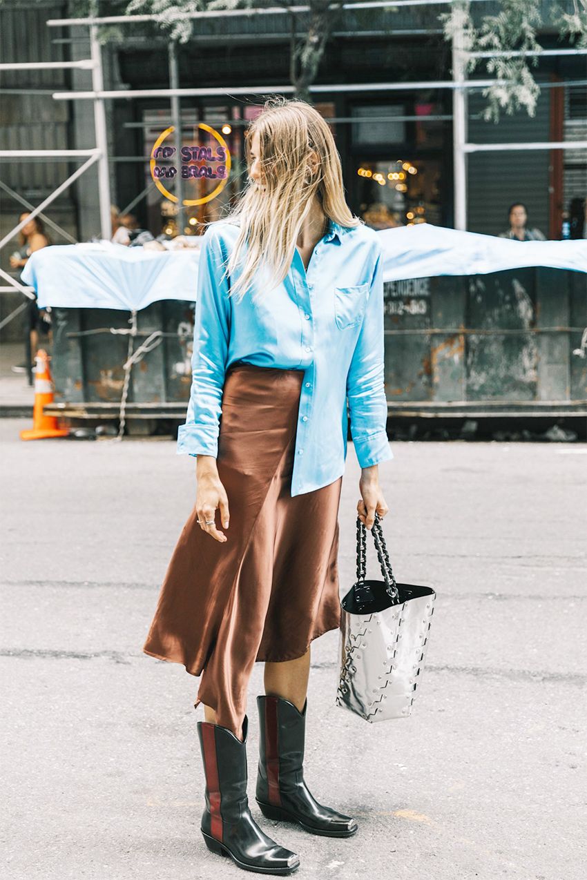 These Are Our Go-To High-Waisted Skirt Outfits | Who What Wear