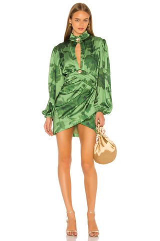 C/MEO + Renew Dress in Green Washed Floral