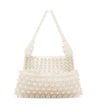 Shrimps + Quinn Faux-Pearl Embellished Clutch