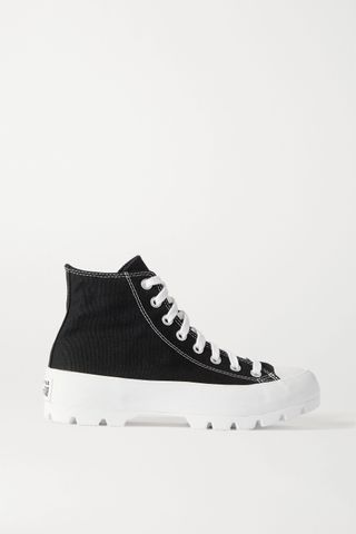 Converse + Chuck Taylor All Star Canvas High-Top Platform Sneakers