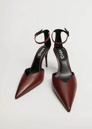 Mango + Heel Leather Shoes