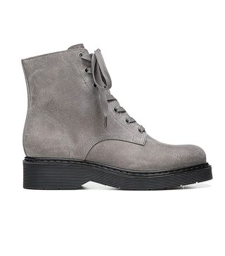 Vince + Monastir Leather Lace-Up Combat Boots