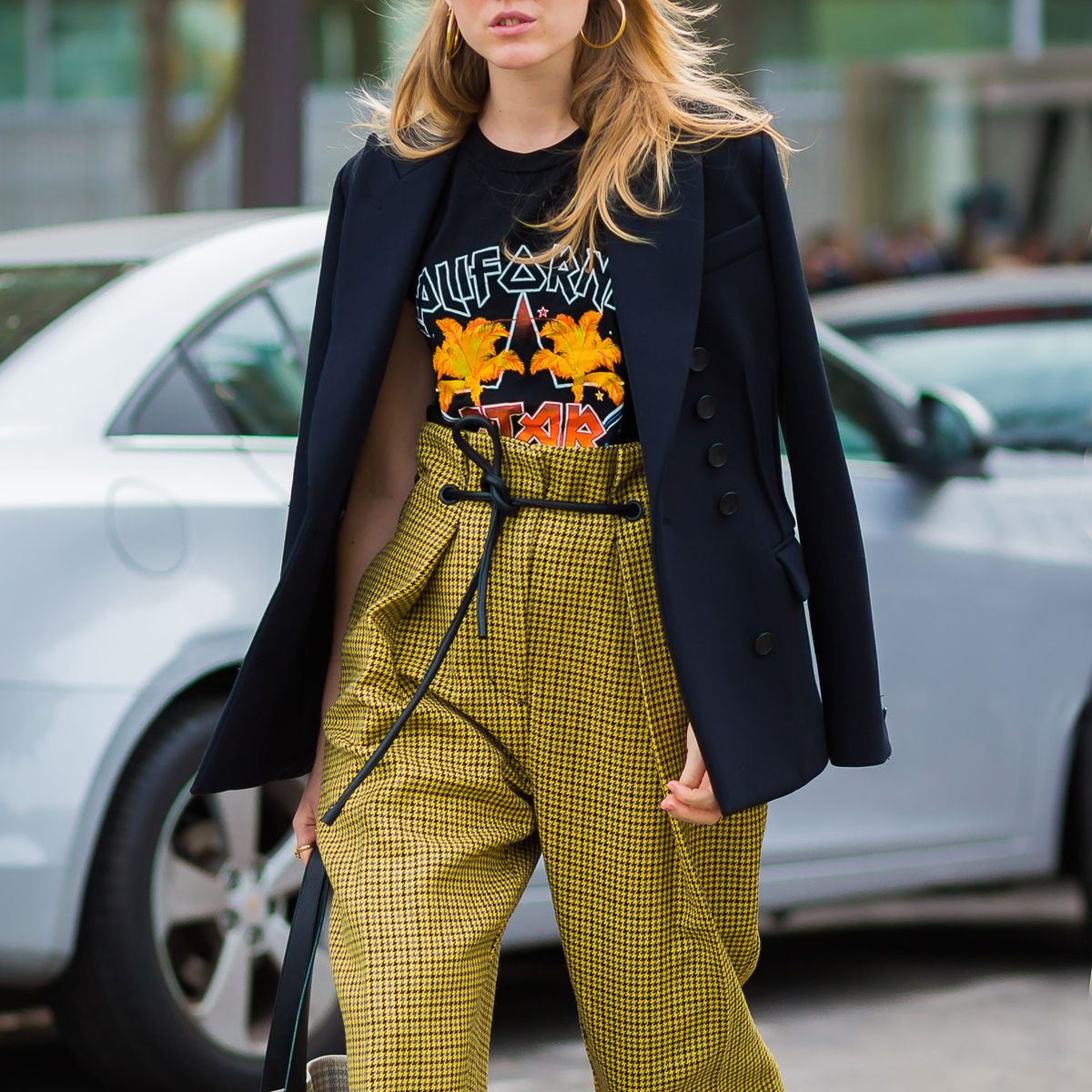 It's Time to Try High-Waisted Pleated Pants for the Office