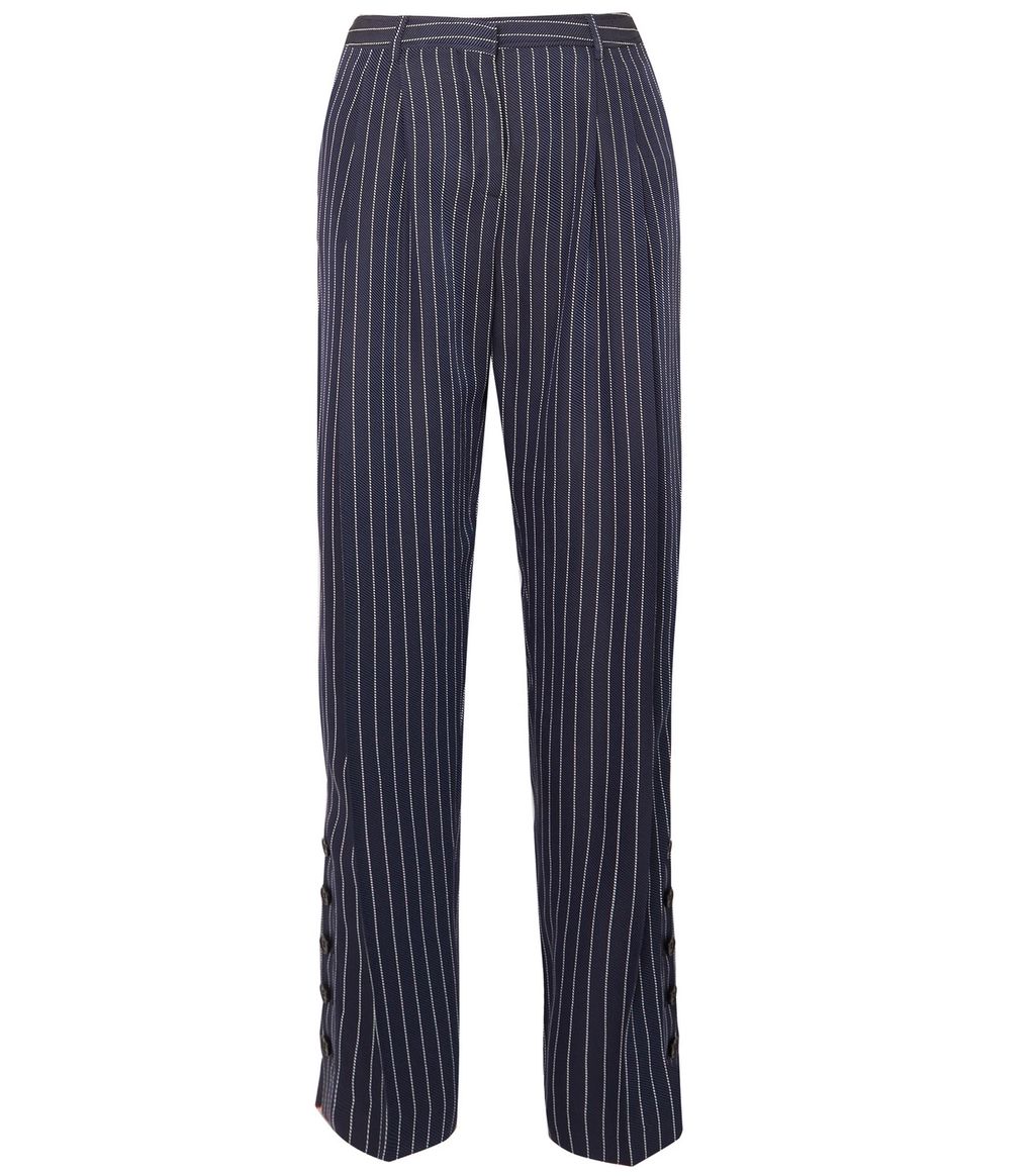 pleated pants high waisted