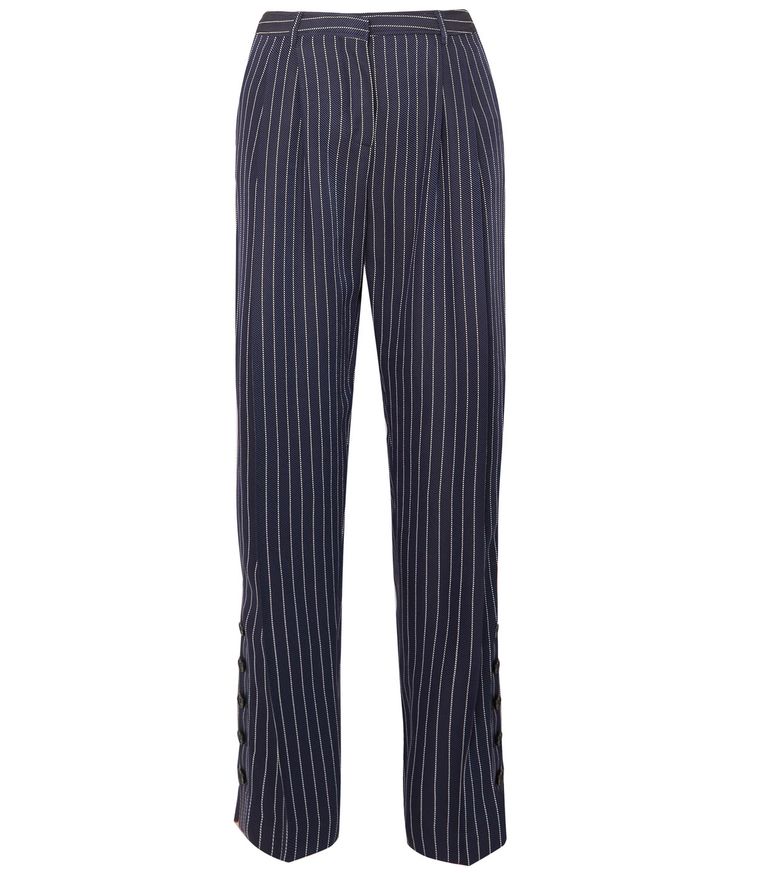 It's Time to Try High-Waisted Pleated Pants for the Office | Who What Wear