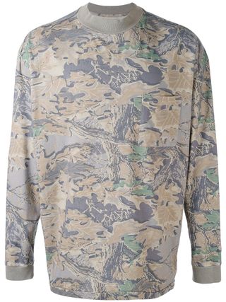 Yeezy + Leaf Print Sweater