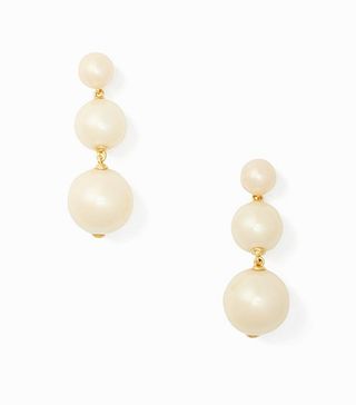 Kate Spade + Golden Girl Drop Ball Earrings