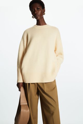 COS + Oversized Pure Cashmere Jumper