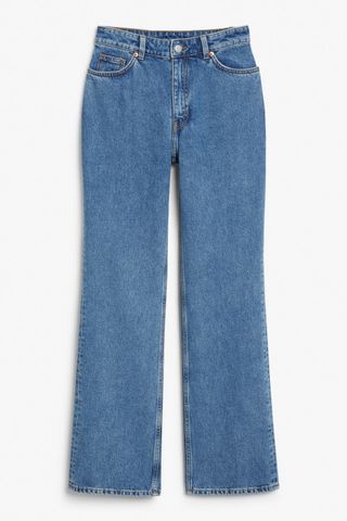 Monki + Nea Blue High Waist Jeans