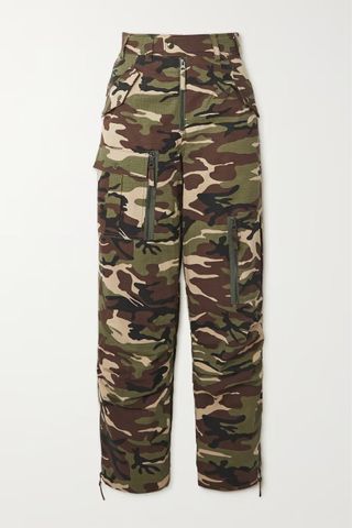 Andersson Bell + Padded Camouflage-Print Cotton-Ripstop Straight-Leg Cargo Pants