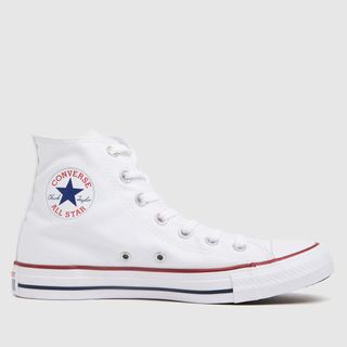 Converse + White All Star Hi Trainers