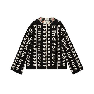 Gucci + Blind for Love Jacquard Wool Coat