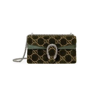 Gucci + Dionysus GG Velvet Small Shoulder Bag