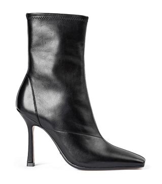Tony Bianco + Halsey Black Como 10.5cm Ankle Boots