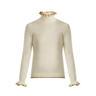 Shrimps + Norah High Neck Wool Sweater