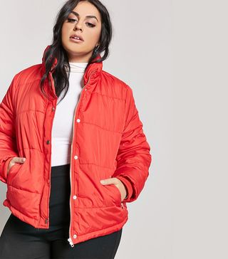 Forever 21 + Zip-Up Puffer Jacket