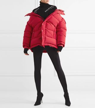 Balenciaga + Oversized Quilted Shell Down Jacket