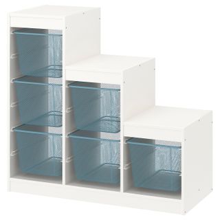 Ikea + Trofast Storage Combination With Boxes