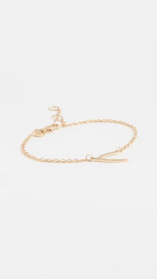 Jennifer Zeuner Jewelry + Mini Wishbone Bracelet