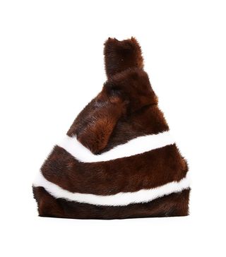 Simonetta Ravizza + Furrissima Striped Mink Fur Bag